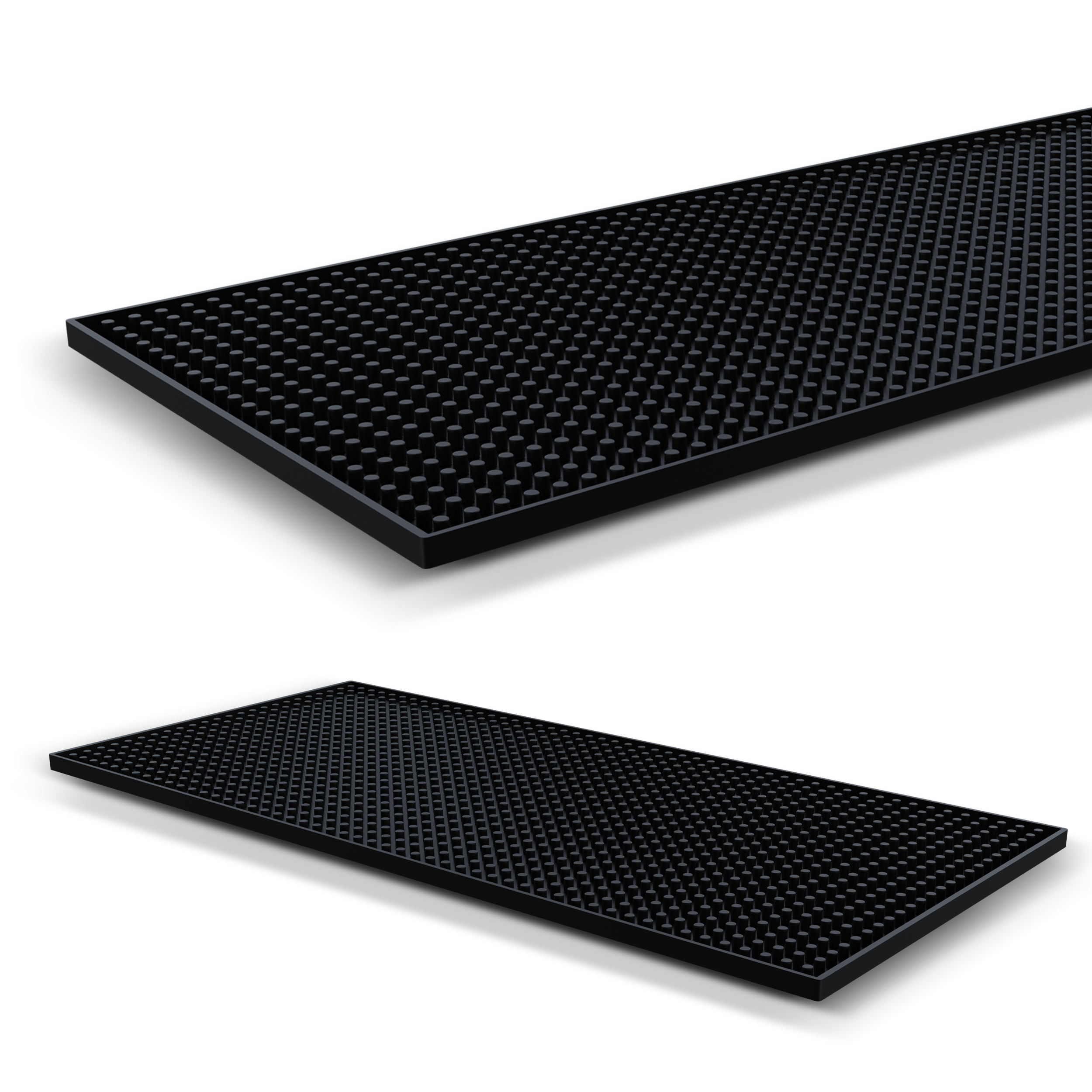 Featured image for “6” x 12” – 1 Piece Black Shaker Mat (SHAMAT) – Durable and Environmental Professional Bar Mat”