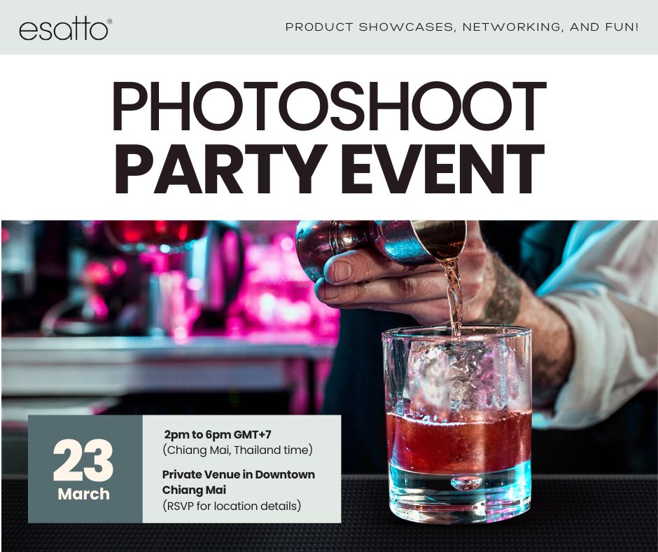 Featured image for “Esatto Brand Photo Shoot Party Event!”